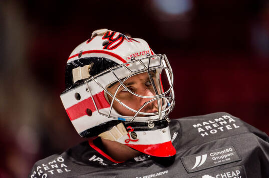 Malmö Redhawks målvakt Marek Langhamer