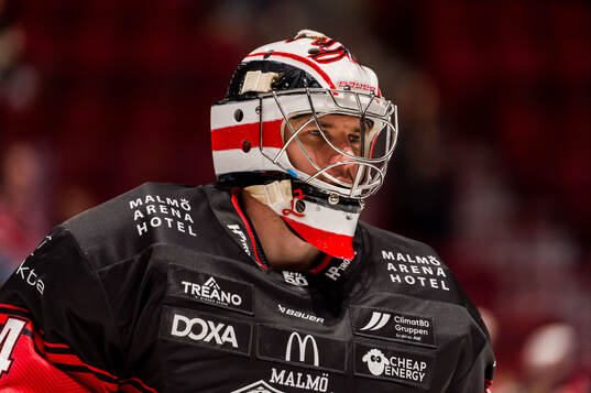 Malmö Redhawks målvakt Marek Langhamer