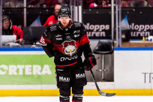 Malmö Redhawks Carl Persson utvisas