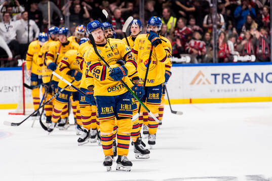 Djurgårdens spelare deppar