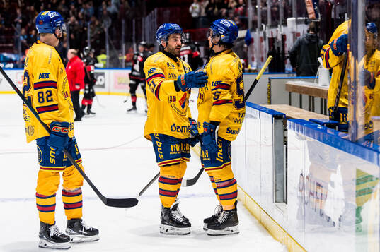 Djurgårdens Colby Sissons, Joseph Laleggia och Charles