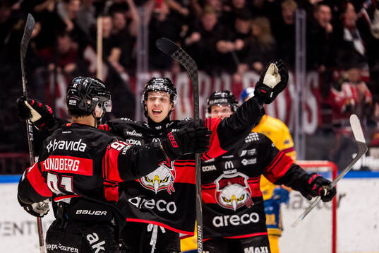 Malmö Redhawks Axel Sundberg och William Von Barnekow