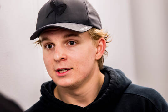 Malmö Redhawks målvakt Oskar Blomgren