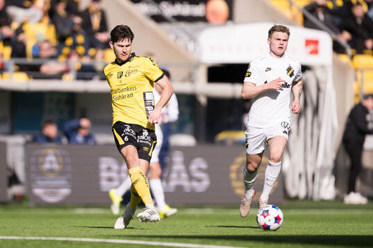 Elfsborgs Rasmus Wikström och AIKs Linus Järeteg