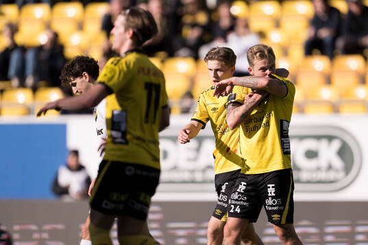 Elfsborgs Frederik Ihler jublar