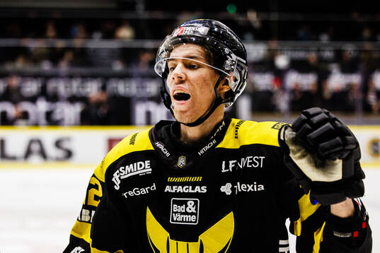Västerås Viktor Johansson jublar
