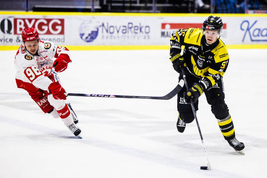 Troja/ Ljungbys Linus Skager och Västerås Veikko