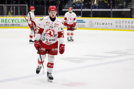 Troja/Ljungbys Marwin Jarbsjö deppar