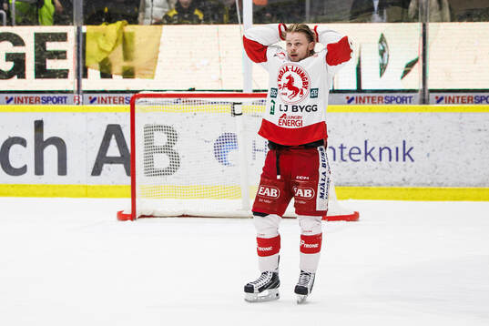 Troja/Ljungbys Albin Nilsson deppar