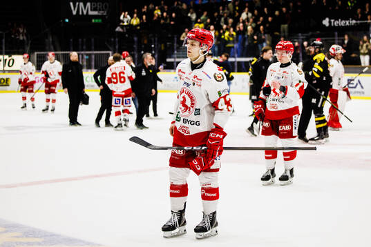 Troja/ Ljungbys Adam Arvedson deppar