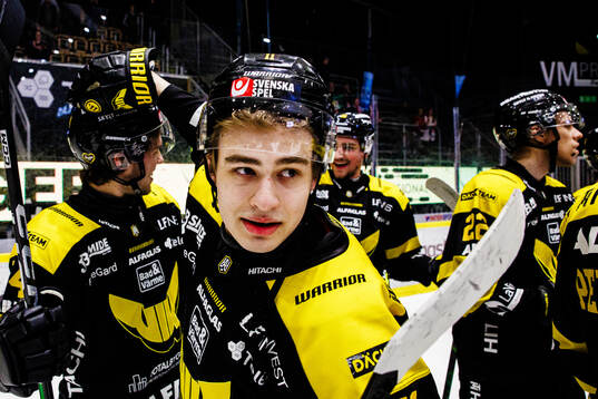 Västerås Alvin Wengrud jublar