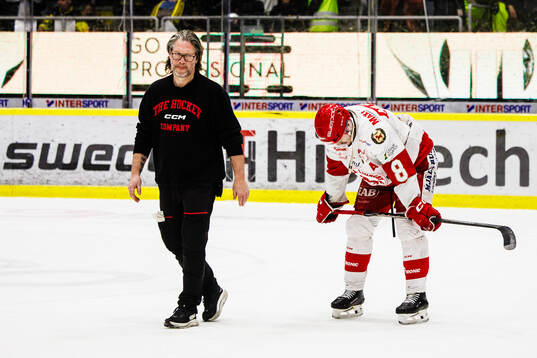 Troja/ Ljungbys Albin Nilsson deppar