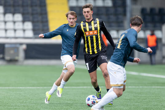 Halmstads Ludvig Arvidsson och Häckens Silas Andersen