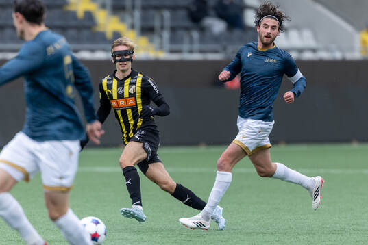 Häckens Pontus Dahbo och Halmstads Rocco Ascone