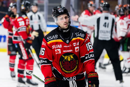 Luleås Mathias Bromé deppar