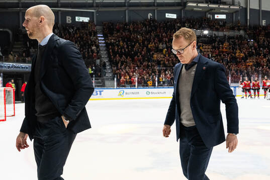 Örebros assisterande tränare Tobias Thermell och tränare