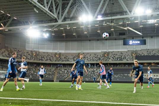 Djurgården värmer upp