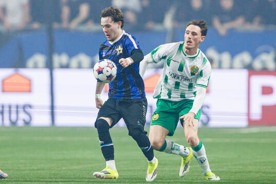 Sirius Neo Jönsson och Hammarbys Noah Persson