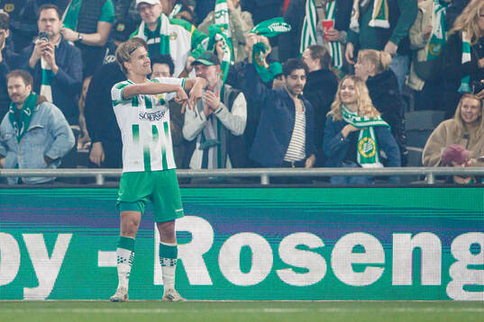 Hammarbys Markus Karlsson jublar