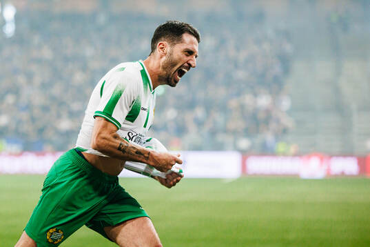 Hammarbys Nahir Besara jublar