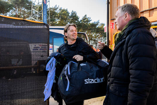GAIS tränare Fredrik Holmberg och teknisk direktör Magnus