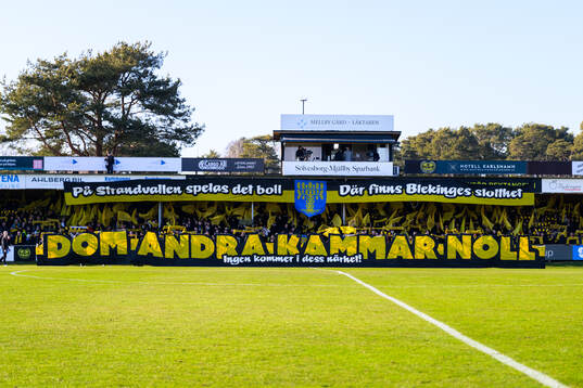 Tifo på läktaren