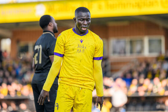 Mjällbys Abdoulie Manneh deppar