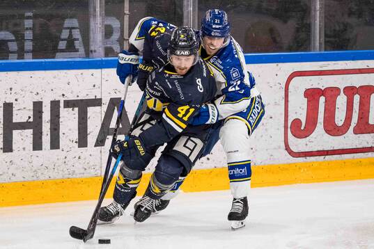 HV71s Riley Woods och Leksands Lukas Vejdemo