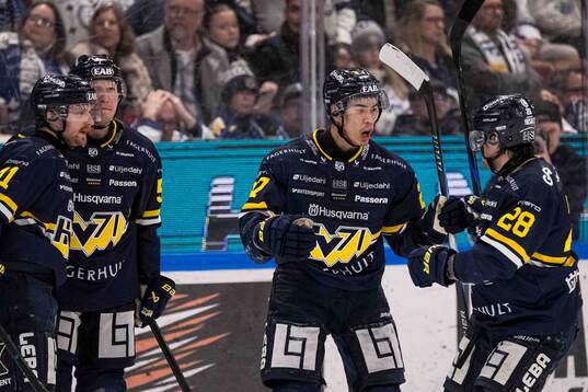 HV71s Jonathan Ang jublar
