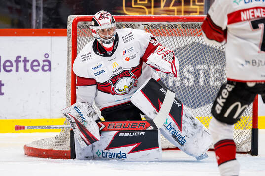 Malmö Redhawks målvakt Marek Langhamer
