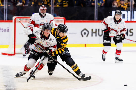 Malmö Redhawks Petter Vesterheim och Skellefteås Oskar