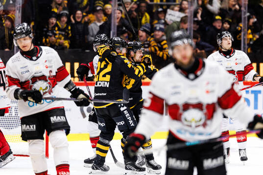 Skellefteås Emil Djuse jublar