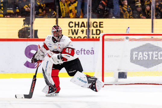 Malmö Redhawks målvakt Oskar Blomgren