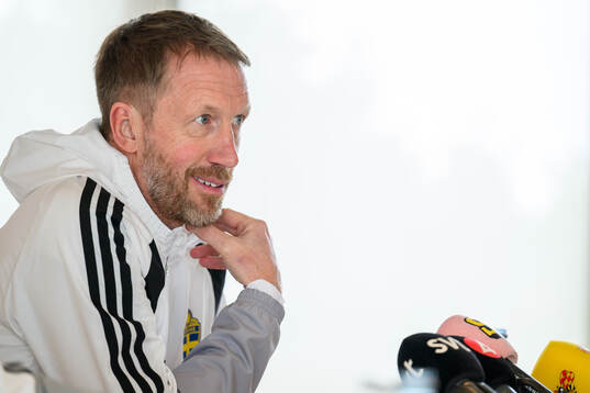 Head coach Graham Potter of the Swedish national football