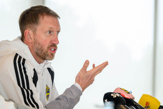 Head coach Graham Potter of the Swedish national football