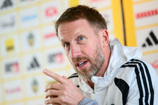 Head coach Graham Potter of the Swedish national football