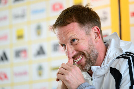 Head coach Graham Potter of the Swedish national football
