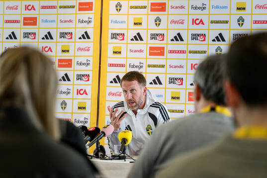 Head coach Graham Potter of the Swedish national football