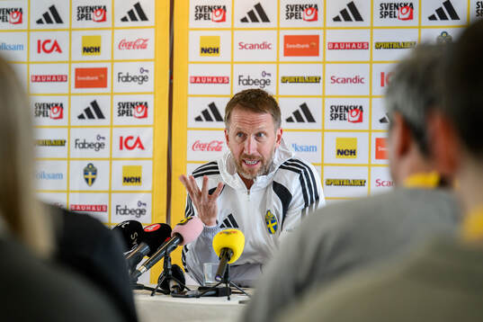 Head coach Graham Potter of the Swedish national football