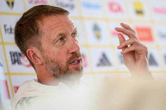 Head coach Graham Potter of the Swedish national football