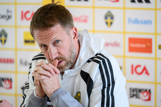 Head coach Graham Potter of the Swedish national football