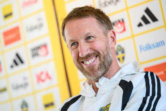 Head coach Graham Potter of the Swedish national football