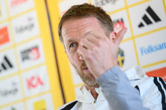 Head coach Graham Potter of the Swedish national football