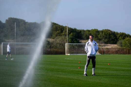 Head coach Graham Potter of the Swedish national football