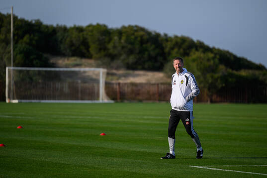 Head coach Graham Potter of the Swedish national football