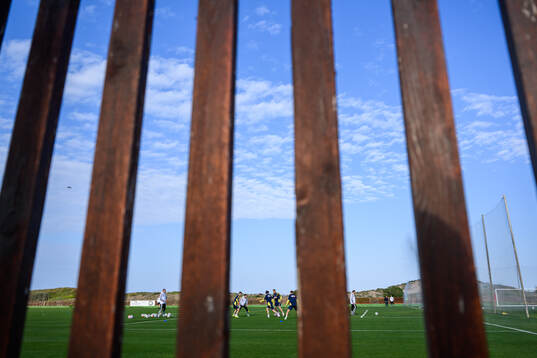 General view of the Swedish national football team
