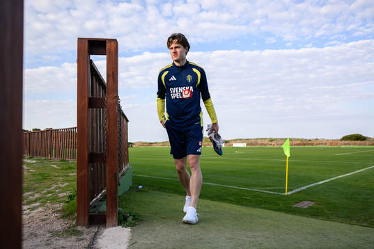 Mattias Svanberg of the Swedish national football team