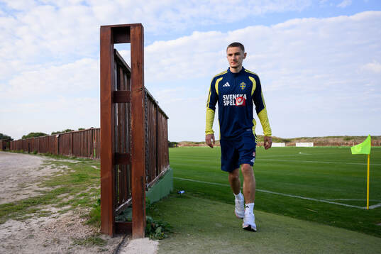 Gustaf Lagerbielke of the Swedish national football team