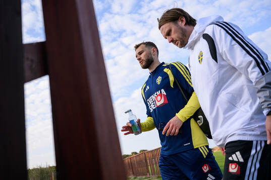 Jesper Karlström of the Swedish national football team