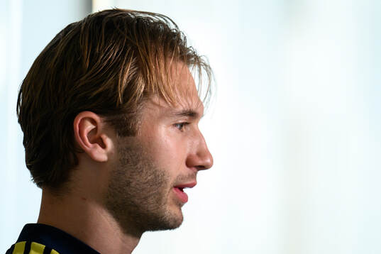 Benjamin Nygren of the Swedish national football team